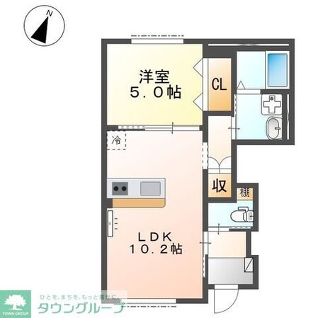 パレス北野の物件間取画像